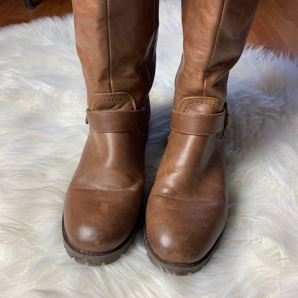 Knee High Brown Riding Boots - Picture 3 of 6